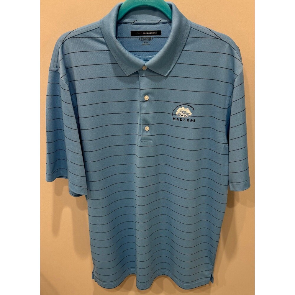 Maderas Golf Club - Greg Norman Golf Shirt - Men's Size XL - Blue